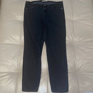 Dark wash denim jeans